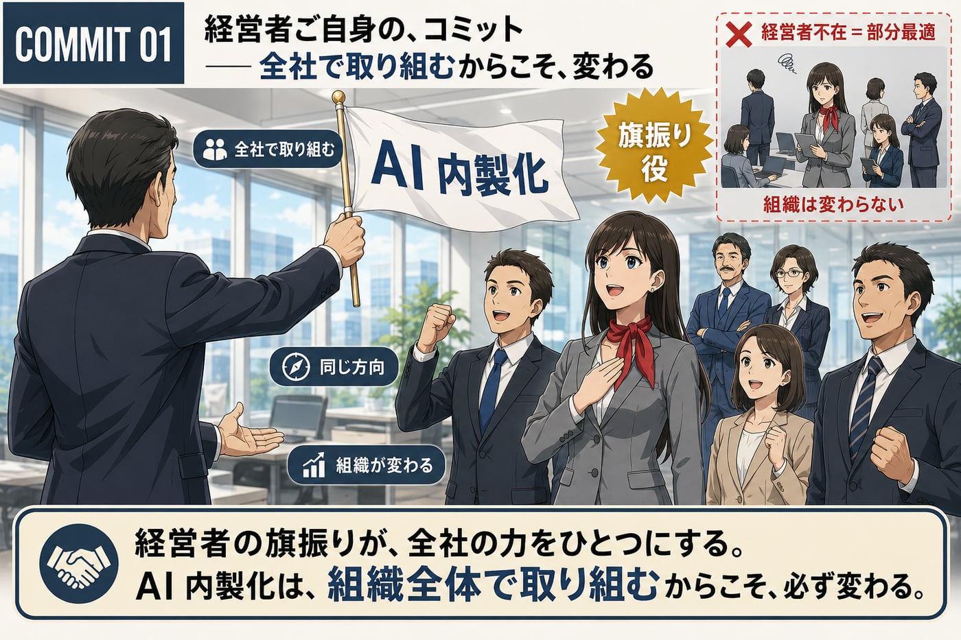 COMMIT 01：経営者ご自身のコミット